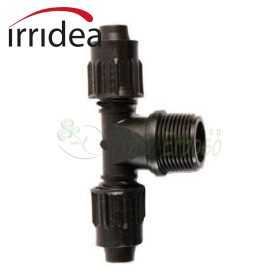 GG-TDMC-C16 - Tee con ghiera 16 mm x 1/2"