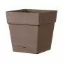 Save Square pot - Vaso quadro da 17 cm camel