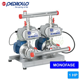 GP2Wm - 5CR 80 - 2x1 HP single-phase pressure booster set Pedrollo - 1