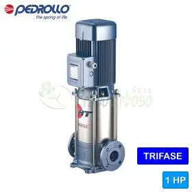 HT 3/4 - Pompë elektrike me shumë shkallë vertikale trefazore 1 HP Pedrollo - 1