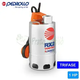 RX 4/40 - Pompe électrique VORTEX triphasée 1 CV pour eaux usées