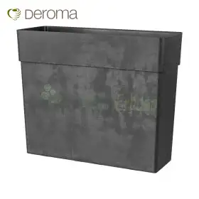 FENCE LIKE R Anthrazit - 78 cm Kassettenvase Anthrazit Deroma - 1