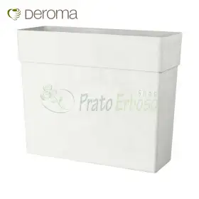FENCE LIKE R white - vaza cutie alba de 78 cm Deroma - 1