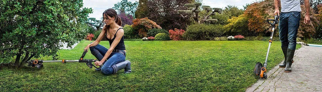 Battery-powered brush cutters